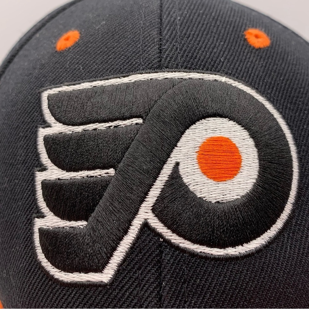 Philadelphia Flyers NHL Orange/Black Snapback Zephyr Sewn Baseball Cap Hat EUC - Picture 6 of 9